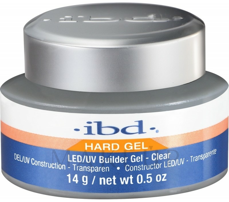 LED/UV Aufbaugel transparent - IBD LED/UV Builder Clear Gel — Bild 14 g