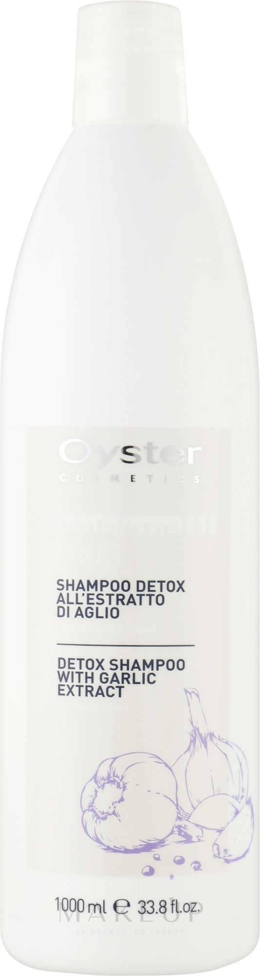 Reinigungsshampoo mit Knoblauchextrakt - Oyster Cosmetics Sublime Fruit Shampoo Detox — Bild 1000 ml
