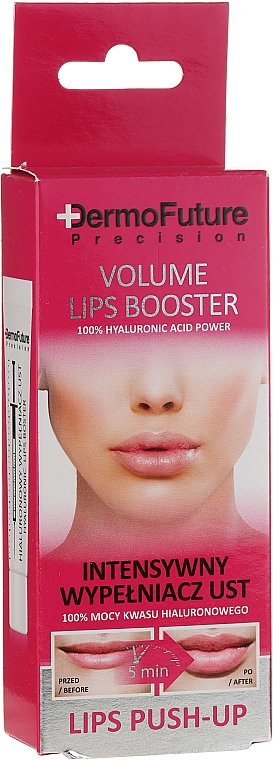 Lippenbooster für mehr Volumen mit Hyaluronsäure - DermoFuture Intensive Hyaluronic Lip Injection