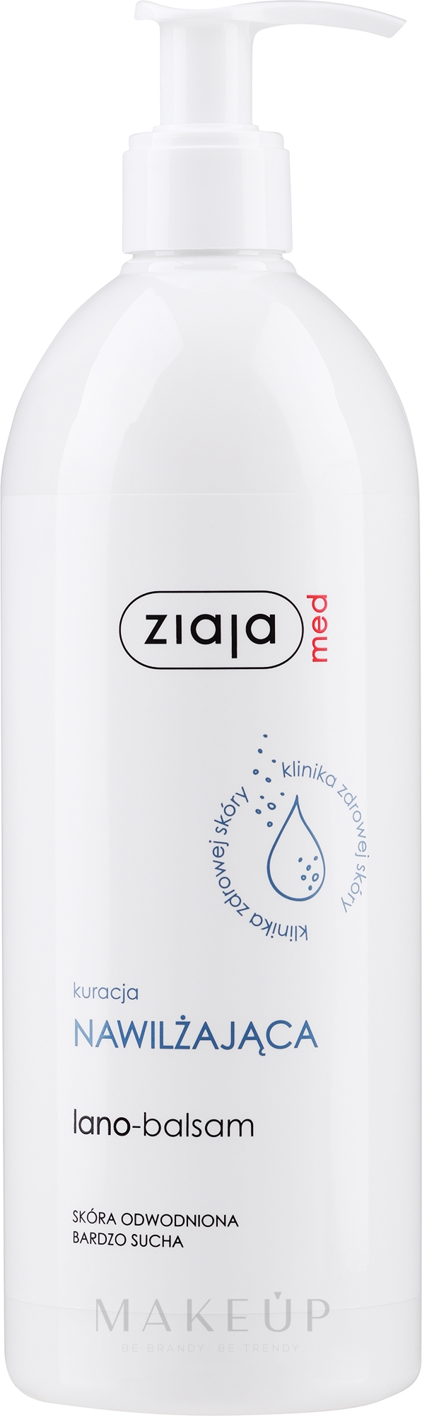 Feuchtigkeitsspendender Körperbalsam für sehr trockene Haut - Ziaja Med Lano-Balsam — Bild 400 ml
