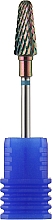 Düfte, Parfümerie und Kosmetik Hartmetall-Nagelfräser Abgerundeter Kegel 6 mm blau - Head The Beauty Tools