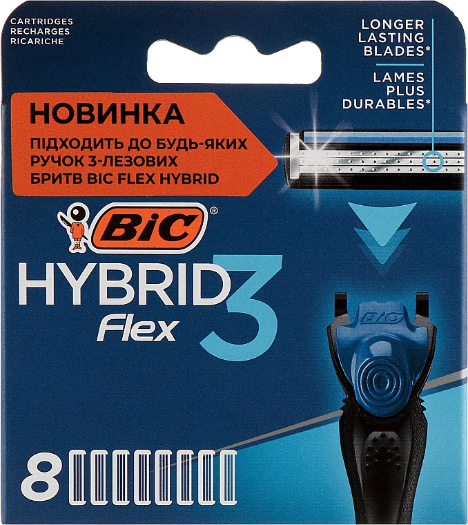 Ersatzklingen 8 St. - Bic Flex 3 Hybrid — Bild N1