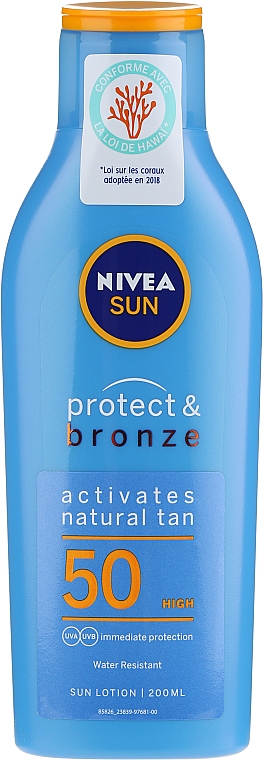 Sonnenschutzlotion SPF 50 - Nivea Sun Protect&Bronze SPF 50 — Bild N1