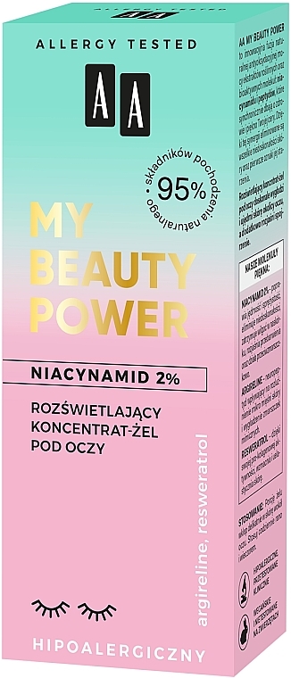 Konzentrat-Gel für die Augen mit Niacinamid - AA My Beauty Power Niacynamid 2% — Bild N4