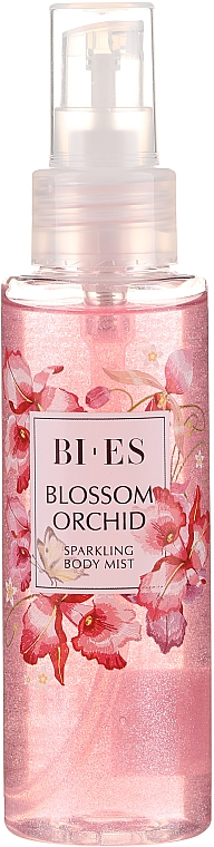 Bi-Es Blossom Orchid Sparkling Body Mist - Körperspray mit lichtstreuenden Partikeln