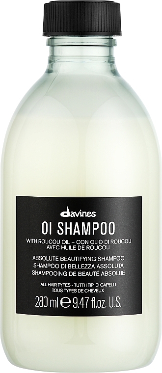Weichmachendes und feuchtigkeitsspendendes Shampoo mit Roucou-Öl für alle Haartypen - Davines Oi Absolute Beautifying Shampoo With Roucou Oil — Bild N1