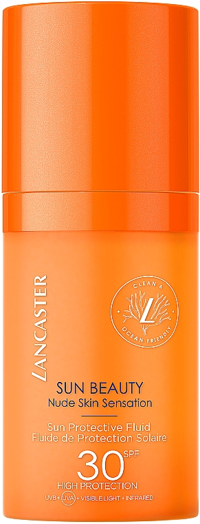 Sonnenschutz-Gesichtsfluid - Lancaster Sun Beauty Nude Skin Sensation Sun Protective Fluid SPF30 — Bild N1