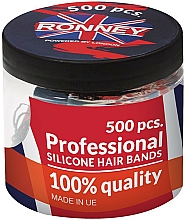 Silikon-Haargummis - Ronney Professional Silicone Hair Bands — Bild N2