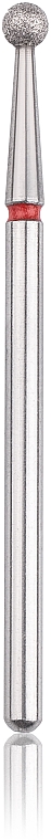 Diamant-Nagelfräser in Kugelform 2,9 mm rot - Head The Beauty Tools — Bild N1