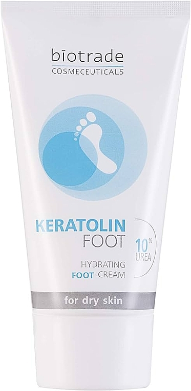 Feuchtigkeitsspendende Fußcreme mit 10 % Urea - Biotrade Keratolin Hydrating Foot Cream 10% Urea — Bild N1
