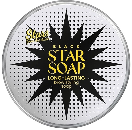 Schwarze Augenbrauen-Stylingseife - Stars from The Stars Black Star Soap — Bild N1