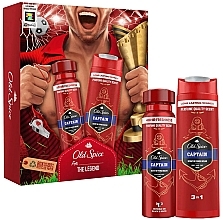 Set - Old Spice The Legend Captain (wash/250ml + deo/spray/150ml) — Bild N1