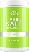 Salz für die Füße Birnenextrakt - Farmona Professional Skin Salt Extract Pear Foot Bath Salt — Bild N1