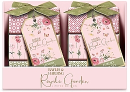 Set - Baylis & Harding Royale Garden Rose, Poppy & Vanilla Luxury Wrapped Soaps Gift Set (soap/3x100g) — Bild N1