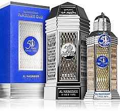 Düfte, Parfümerie und Kosmetik Al Haramain 50 Years Platinum Oud - Eau de Parfum