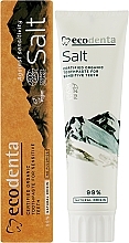 Zahnpasta mit natürlichem Salz für empfindliche Zähne und Zahnfleisch - Ecodenta Cosmos Organic Salt Toothpaste — Bild N4