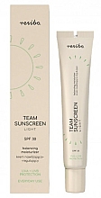 Düfte, Parfümerie und Kosmetik Feuchtigkeitsspendende und ausgleichende Gesichtscreme SPF 30 - Resibo Team Sunscreen Light Balancing Moisturizer
