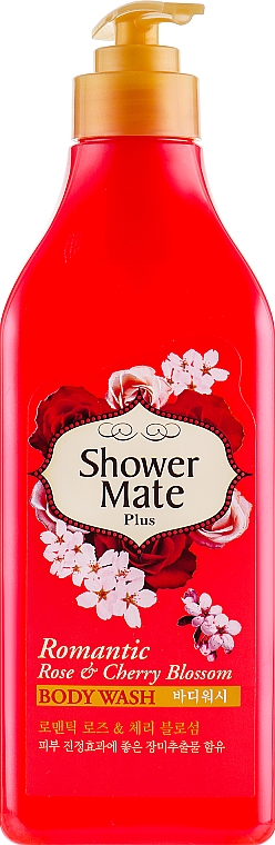 Duschgel mit Rose und Kirschblüte - KeraSys Shower Mate Body Wash Romantic Rose & Cherry Blossom — Bild N1