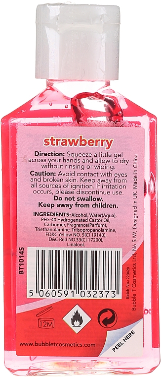 Antibakterielles Handgel Erdbeere - Bubble T Cleansing Hand Gel Strawberry — Bild N2