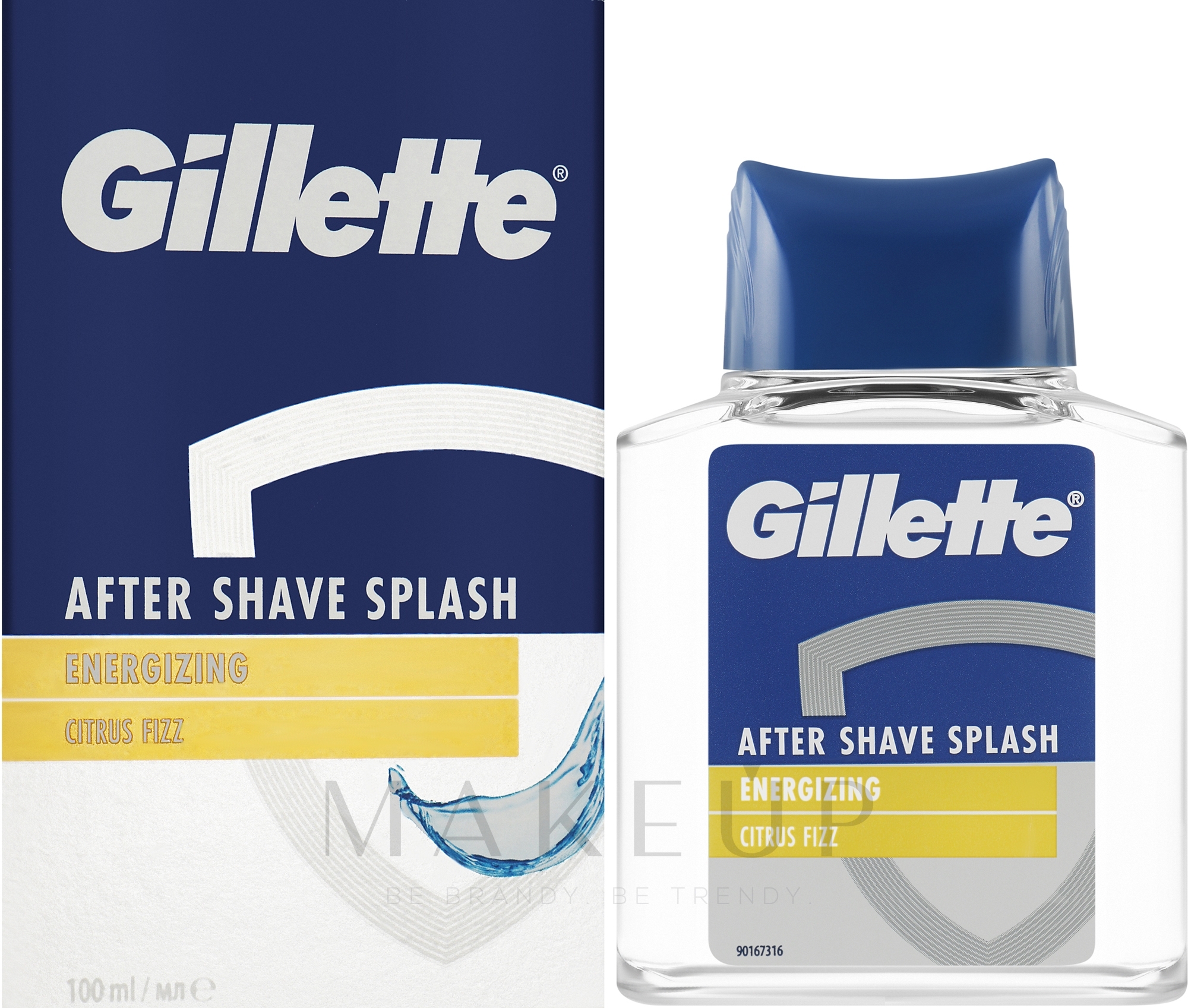 After Shave Lotion - Gillette Series After Shave Splash Energizing Citrus Fizz — Bild 100 ml