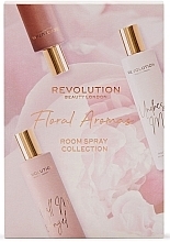 Makeup Revolution Floral Aromas Room Spray Collection - Set (Raumspray 3x100ml)  — Bild N1