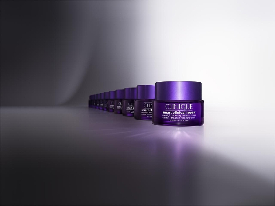 Regenerierende Gesichtsmaske-Creme für die Nacht	 - Clinique Smart Clinical Repair Overnight Recovery Cream + Mask — Bild N4