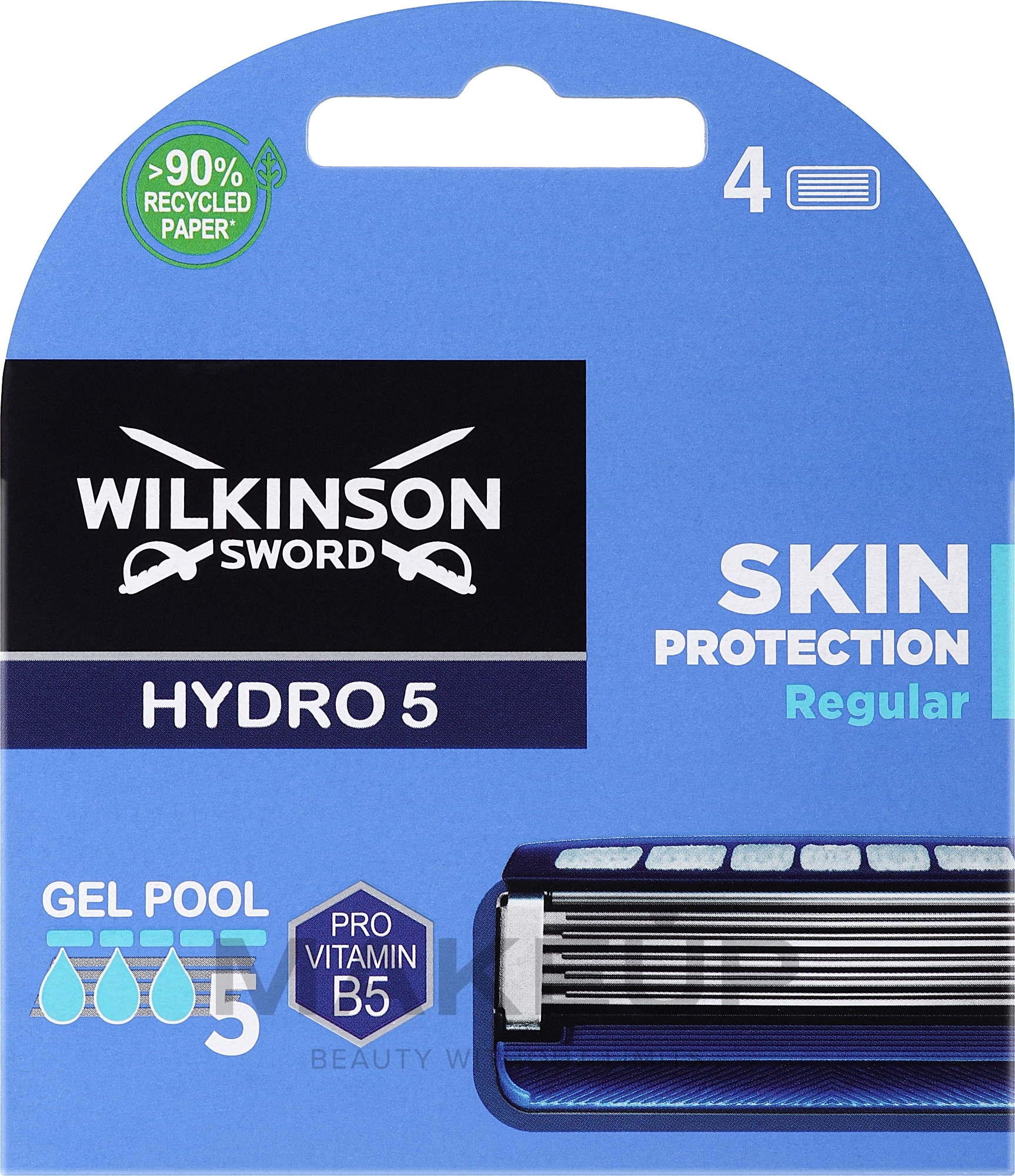 Ersatzklingen 4 St. - Wilkinson Sword Hydro 5 Regular — Bild 4 St.