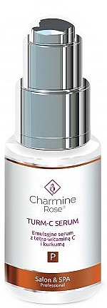 Emulsionsserum mit Tetravitaminen und Kurkuma - Charmine Rose Turm-C Serum  — Bild N1