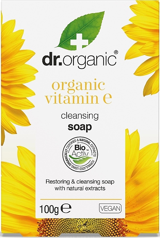 Seife mit Vitamin E - Dr. Organic Bioactive Skincare Organic Vitamin E Soap — Bild N2