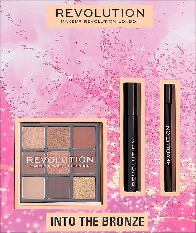 Make-up Set 3 St. - Makeup Revolution Into The Bronze Eye Set Gift Set — Bild N1