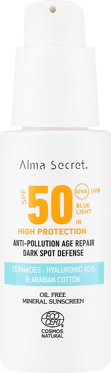 Gesichtscreme mit hohem Sonnenschutz LSF 50 - Alma Secret Face Cream With High Sun Protection Spf50 — Bild N1