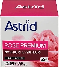 Düfte, Parfümerie und Kosmetik Straffende Gesichtscreme für die Nacht - Astrid Rose Premium 55+