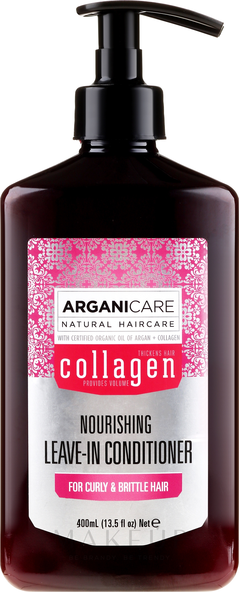 Pflegender Conditioner mit Kollagen und Arganöl - Arganicare Collagen Nourishing Leave-In Conditioner — Bild 400 ml