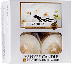 Düfte, Parfümerie und Kosmetik Teelichter Vanilla - Yankee Candle Vanilla Tea Light Candles