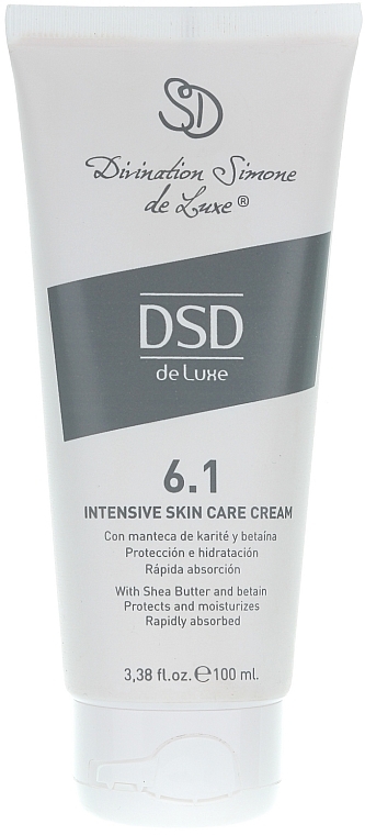 Schützende und feuchtigkeitsspendende Körpercreme mit Sheabutter und Betain - Divination Simone De Luxe Dixidox DeLuxe Intensive Skin Care Cream — Bild N1