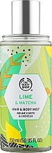 Düfte, Parfümerie und Kosmetik Haar- und Körpernebel mit Limette und Matcha - The Body Shop Lime & Matcha Hair & Body Mist