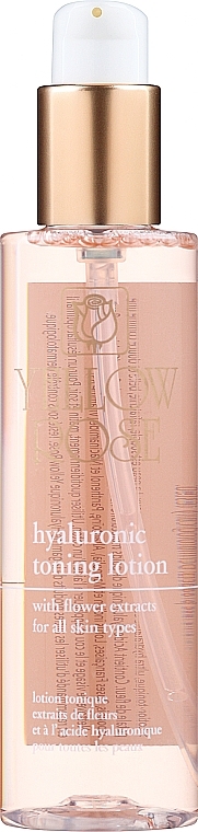 Tonisierende und feuchtigkeitsspendende Gesichtslotion mit Hyaluronsäure und Blütenextrakten - Yellow Rose Hyaluronic Toning Lotion — Bild N1