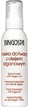 Düfte, Parfümerie und Kosmetik Beruhigende Gesichtsmaske mit Arganöl - BingoSpa Mask Spa Treatments
