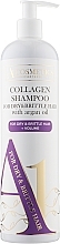 Collagen Shampoo für trockenes & brüchiges Haar - A1 Cosmetics For Dry & Brittle Hair Collagen Shampoo With Argan Oil + Volume — Bild N3