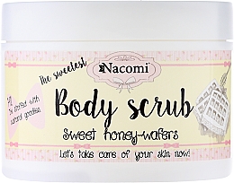 Düfte, Parfümerie und Kosmetik Straffendes Körperpeeling mit Honigwaffeln-Duft - Nacomi Body Scrub Sweet Honey Wafers