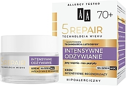 Düfte, Parfümerie und Kosmetik Intensiv regenerierende Gesichtscreme 70+ - AA Age Technology 5 Repair Rich Day-Night Cream 70+