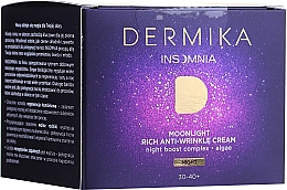 Düfte, Parfümerie und Kosmetik Reichhaltige Anti-Falten Nachtcreme für das Gesicht - Dermika Insomnia Moonlight Rich Anti-Wrinkle Cream 30-40+