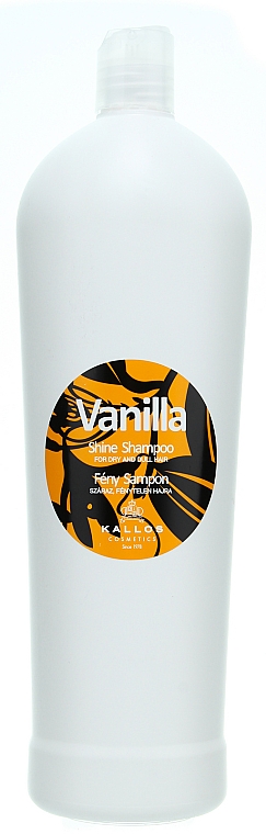Shampoo für trockenes und glanzloses Haar mit Vanilleduft - Kallos Cosmetics Vanilla Shine Sampoo — Bild N1