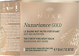 Nährender, kräftigender Gesichtsbalsam für die Nacht - Nuxe Nuxuriance Gold Nutri-Fortifying Night Balm — Bild N2