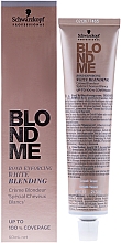 Düfte, Parfümerie und Kosmetik Blond Weißkaschierungscreme - Schwarzkopf Professional BlondMe White Blending