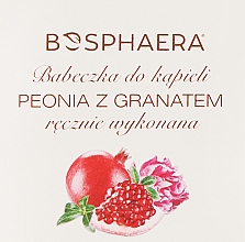 Düfte, Parfümerie und Kosmetik Badebombe Pfingstrose mit Granatapfel - Bosphaera