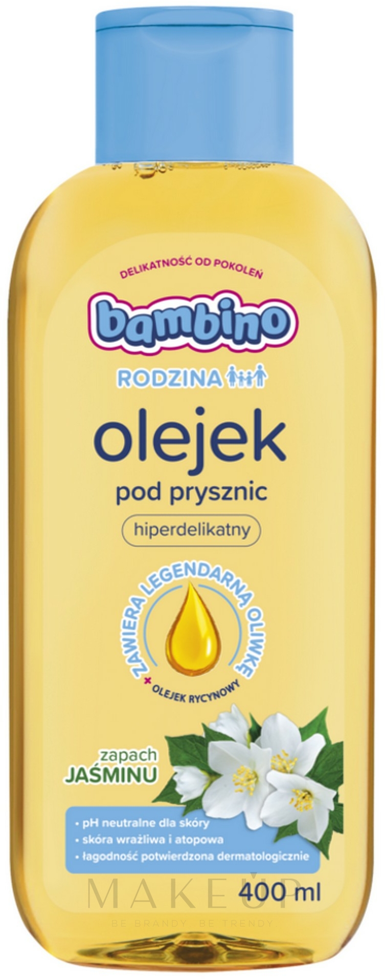 Duschöl mit Jasminduft für empfindliche und atopische Haut - Bambino Family Shower Oil — Foto 400 ml