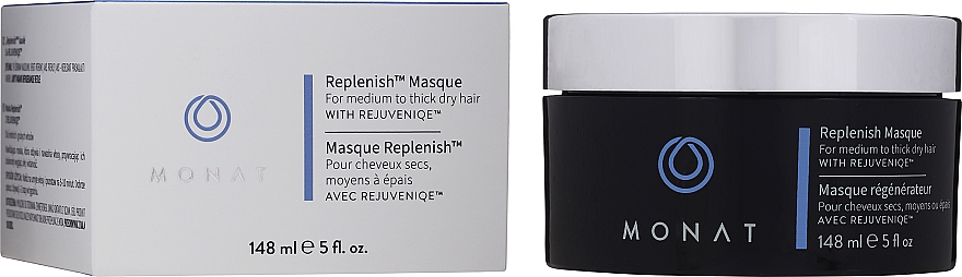 Regenerierende und feuchtigkeitsspendende Maske für strapaziertes Haar - Monat Replenish Masque — Bild N2