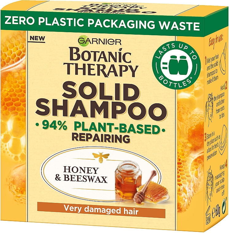 Festes Shampoo mit Honig und Bienenwachs - Garnier Botanic Therapy Solid Shampoo — Bild N4