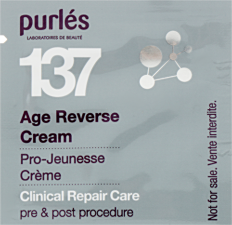 GESCHENK! Verjüngende Gesichtscreme - Purles Clinical Repair Care 137 Age Reverse Cream (Probe)  — Bild N1